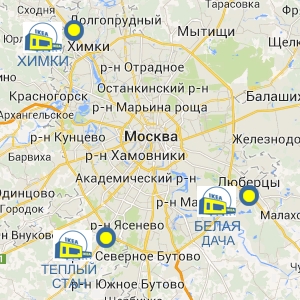 Магазины ИКЕА Москва на карте
